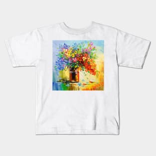 A bouquet of wild flowers Kids T-Shirt